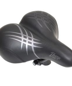 Selle Newton City Strace Phoenix Femme Relaxed Noir 255X225mm Avec Chariot Rail Acier Noir Avec Amortisseur