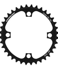 Plateau Vae-E-Bike 4 Branches D.104 Pour Bosch Stronglight 36 Dents Mono Noir Alu 7075 (Pour Systeme 1Ere et 3Ème Generation - Compatible Brose Avec Spider Ref 181123)