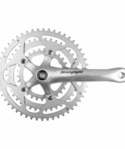 Pedalier Route Stronglight 9-10V. Impact Argent 172.5mm 52-42-30 Compatible 8V. (Axe Carre 115mm)