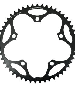 Plateau Route 5 Branches D.130 Stronglight Dural 51 Dents Noir Type Shimano 8-9V.