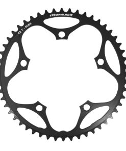 Plateau Route 5 Branches D.130 Stronglight Dural 52 Dents Noir Type Shimano 8-9V.