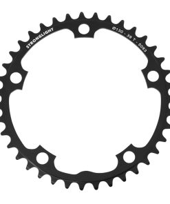Plateau Route 5 Branches D.130 Stronglight Dural 39 Dents Interieur Noir Type Shimano 8-9V.