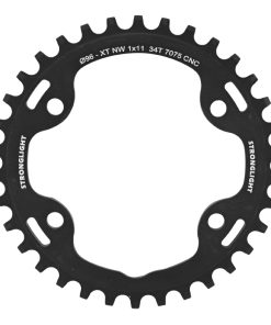 Plateau VTT 4 Branches D.96 Pour Shimano Xt M8000-Slx M7000 Mono Stronglight 34 Dents 11V. Narrow Wide Noir Non Filete