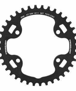 Plateau VTT 4 Branches D.96 Pour Shimano Xt M8000-Slx M7000 Mono Stronglight 38 Dents 11V. Narrow Wide Noir Non Filete