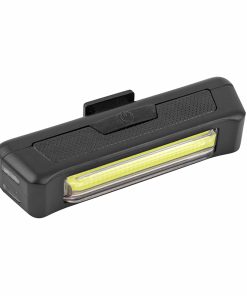 Eclairage Velo - Trottinette Usb Avant Ou Arriere Sur Cintre Guidon Newton Cob Leds 120 Lumens Noir (Fonctions Fixe, Sos et Clignotant)