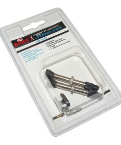 Valve de Pneu Tubeless Presta Gravity Colori Titane 45mm (Vendu A La Paire Sur Carte)