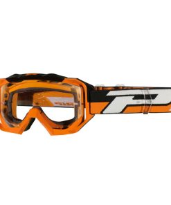 Masque-Lunettes Cross Progrip 3200 Ls Venom Orange Ecran Transparent Light Sensitive Anti-Rayures-Anti U.V.-Anti-Buee (Homologue Ce-En-N° Ac-96025 Rev.2)