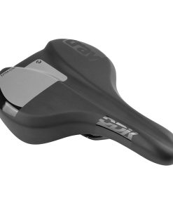 Selle Newton City Tray Confort Moderate Noir 260X195mm Rail Acier Noir (Forme Plate)