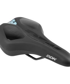 Selle Newton City Unisex Memory Confort Athletic Noir 265X165mm Rail Acier Noir (Avec Pads Memoire de Forme)