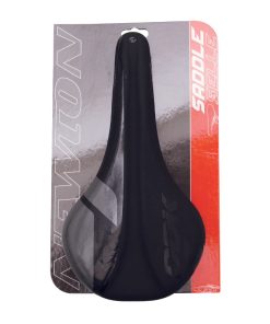 Selle Newton Route-VTT Royl Noir Deco Noir-Gris 280X145mm Rail Acier Noir
