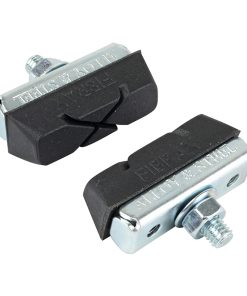 Porte Patin Frein City Caliper Symetric Fibrax Gomme-X- 40mm (1 Paire Sur Carte) -Pour Raleigh, Weinmann
