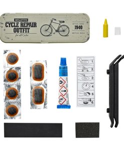 Kit Reparation Chambre a Air Weldtite 1940 Vintage Metal - Boite (6 Patchs 25mm + Colle 5G + Papier Ponce + Bande Caoutchouc) Avec Notice (Si Commande Quantité 24 Alors Livré Avec Présentoir)