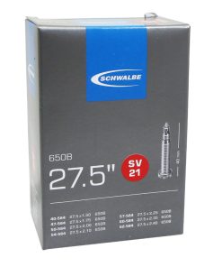 Chambre a Air Velo 27.5 X 1.50-2.35 Schwalbe Valve Presta Obus Demontable Tout Alu (Sv21)