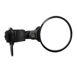 Retroviseur Velo Gauche Ou Droit Newton Fixation Sur Cintre Guidon (Miroir Diam 7 Cm)