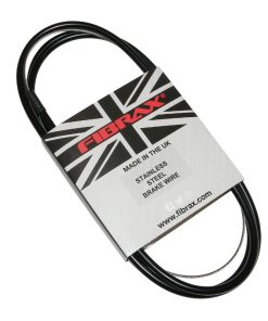 Transmission Frein Fibrax Fcb Noir-Cable Inox Pour VTT Avec Embouts de Gaine (Vendu A L Unite)