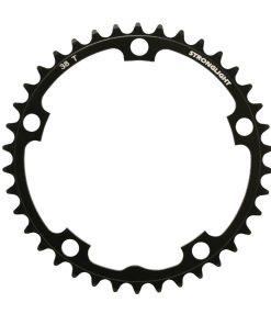 Plateau Route 5 Branches D.130 Stronglight Dural 38 Dents Interieur Noir Type Shimano 8-9V.
