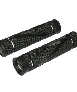 Poignee VTT Progrip 838 Double Densite Noir-Blanc Ø22mm L122mm (Paire)