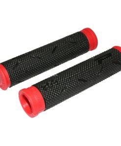 Poignee VTT Progrip 808 Noir-Rouge Ø22mm L120mm (Paire)