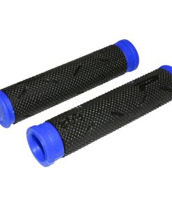 Poignee VTT Progrip 808 Noir-Bleu Ø22mm L120mm (Paire)