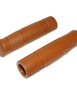 Poignee City-VTC Progrip 942 Marron Ø22mm L120mm Redecoupable A 90mm (Paire) Style Vintage