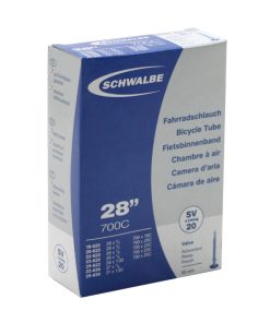 Chambre a Air Velo 700 X 18-25 Schwalbe Valve Presta Obus Demontable Tout Alu 80mm (Sv20)