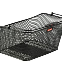 Panier Arriere Acier Nid Abeille City Klickfix Korbklip Noir Avec Fixation Clip Adaptable Sur Tout Porte Bagage 24L(39 X 30 X 21 Cm)