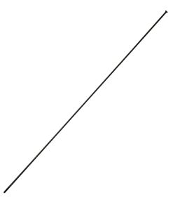 Rayon Inox Noir Dt Swiss Tete Droite Competition 2-1.8-2mm L 300mm Sans Ecrou (Unite)