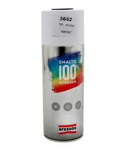 Bombe de Peinture Arexons Acrylique 100 Noir Mat Aerosol 400 ml (3652)