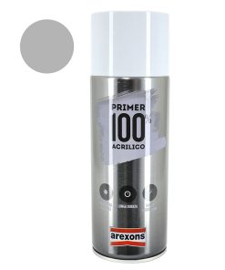 Appret Peinture Arexons Primer 100% Acrylique Anti-Rouille Gris (Aerosol-Bombe 400 Ml) (3653)