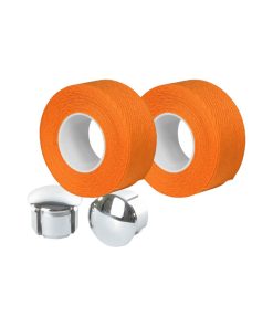 Ruban de Guidon Guidoline - Cintre Velox Tressostar 90 Coton Orange 20mm X 2,80M (Vendu Au Blister de 2) -Guidoline-
