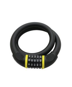 Antivol Velo Cable A Combinaison Auvray Diam 20 mm L 80 Cm Noir Mat