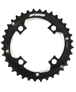 Plateau VTT 4 Branches D.96 Pour Fsa Origine 36 Dents Exterieur 2X11V. Alu Noir (Pour 24 Dents)