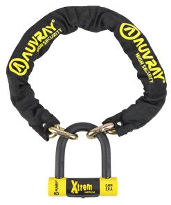 Antivol A Chaine Auvray Xtrem 1.00M Maillon Diam 13.5mm Avec U Xtrem Medium 85X100mm (Diam 18mm) (Classe Sra Chaine + U)