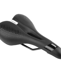 Selle Newton VTT-Trekking Ergonomic Homme Athletic Noir A Memoire de Forme Avec Trou Central 260X155mm