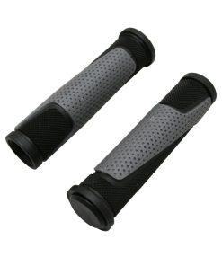 Poignee VTT Progrip 807 Double Densite Open End Noir-Gris Diam 28 125mm (Livre Avec Embouts) (Paire)