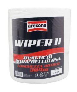 Papier Bobine Essuie-Main Arexons Wipper Ii Ouate Blanc (800 Feuilles) (304 M)