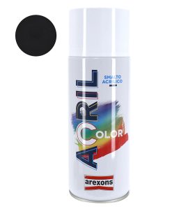 Bombe de Peinture Arexons Acrylique Noir Intense Ral 9005 (Cadre-Chassis) (Aerosol 400 Ml) (3934)