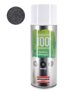 Bombe de Peinture Arexons Acrylique 100 Noir Effet Diamant Aerosol 400 ml (3708)