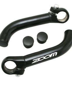 Embout de Cintre Guidon Zoom Noir Alu L 87mm (Paire)