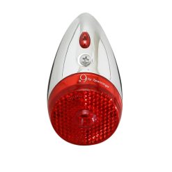 Eclairage Velo A Dynamo Arriere 6V Sur Garde-Boue Spanninga Nine Classic ( Sans Fonction Safe-Stop ) (Vendu A L'Unite En Vrac Pour Offre Speciale)