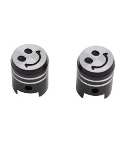 Bouchon de Valve Scoot-Cyclo Replay vs Piston Noir (Paire)