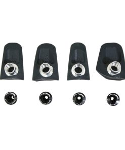 Intravis Pedalier Ta Compatible Ultegra R8000 Noir Pour Plateau X110 (Jeu de 4) - Vis et Cheminee