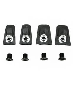 Intravis Pedalier Ta Compatible Dura Ace 9000 Noir Pour Plateau X110 (Jeu de 4) - Vis et Cheminee