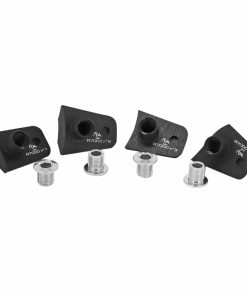 Intravis Pedalier Ta Compatible 105 R7000 Noir Pour Plateau X110 (Jeu de 4) - Vis et Cheminee