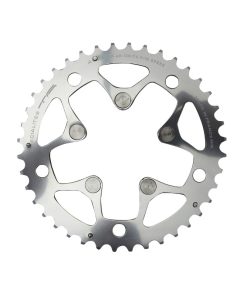 Plateau Route 5 Branches D.130 Ta Alize Triple 39 Dents Porteur Argent Alu 7075 Type Shimano 8-9-10V.