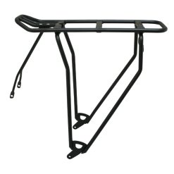 Porte Bagage Velo Arriere A Tringles Newton Alu Noir 26" Compatible Systeme Mik Gamme Basil -Poids Maxi 25Kgs -Adaptable En 28" Avec Reference 222178-