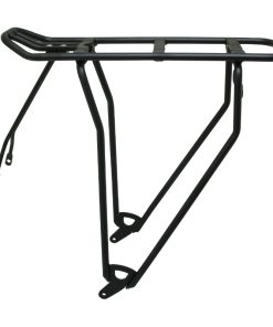 Porte Bagage Velo Arriere A Tringles Newton Alu Noir 26" Compatible Systeme Mik Gamme Basil -Poids Maxi 25Kgs -Adaptable En 28" Avec Reference 222178-