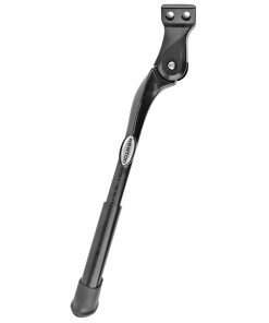 Bequille Velo Laterale Arriere Newton 24-29'' Noir Reglable Fixation 2 Vis Sur Base Entraxe 18mm