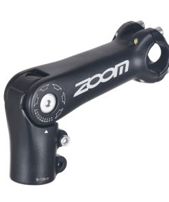 Potence VTT -Urbain-Trekking Zoom Reglable Rehausse Alu Noir Mat 31.8 L 90mm Ahead-Set 1"1-8