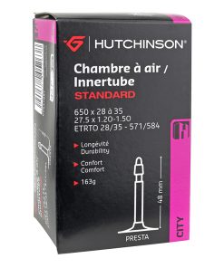 Chambre a Air Velo 650 X 35B 28-42 Hutchinson Valve Presta 48mm 163G
